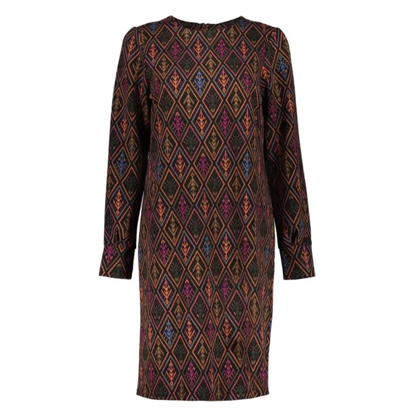 Vrouwen Geisha Fashion Geisha Dames Rechtvallende Jurk 37638-20 Zwart