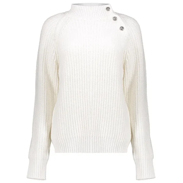 Vrouwen Geisha Fashion Geisha Dames Ribgebreide Trui 34517-10 Off-White