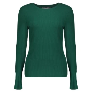 Vrouwen Geisha Fashion Geisha Dames Ribgebreide Top 32610-41 Forest Green