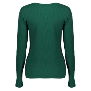 Vrouwen Geisha Fashion Geisha Dames Ribgebreide Top 32610-41 Forest Green