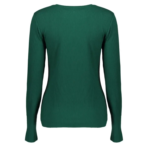Vrouwen Geisha Fashion Geisha Dames Ribgebreide Top 32610-41 Forest Green