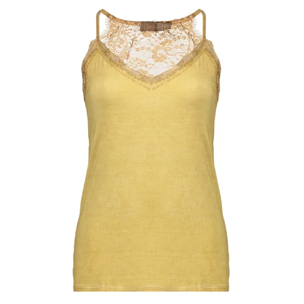 Vrouwen Geisha Fashion Geisha Dames Singlet 82528-70 Mustard