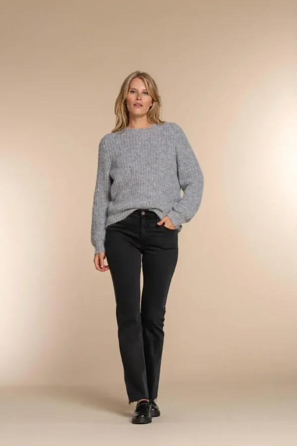Vrouwen Geisha Fashion Geisha Dames Skinny Jeans 31595-60 Lou Black Denim