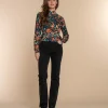 Vrouwen Geisha Fashion Geisha Dames Skinny Jeans 31503-10 Dark Blue Denim