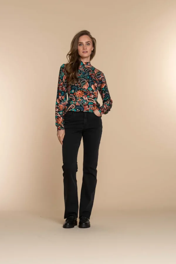 Vrouwen Geisha Fashion Geisha Dames Skinny Jeans 31503-10 Dark Blue Denim