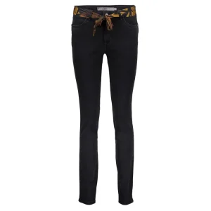 Vrouwen Geisha Fashion Geisha Dames Skinny Jeans 31518-10 Black Denim