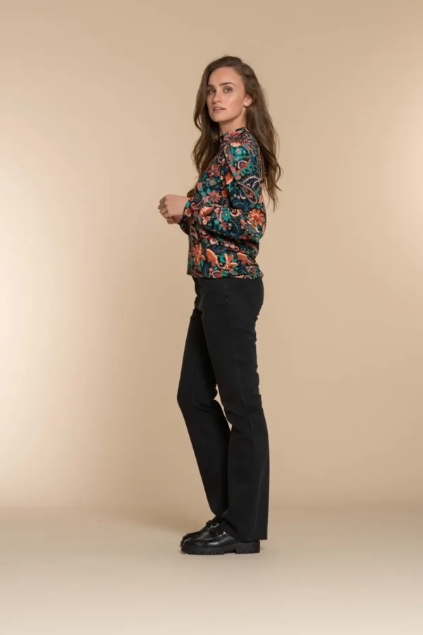 Vrouwen Geisha Fashion Geisha Dames Skinny Jeans 31503-10 Dark Blue Denim