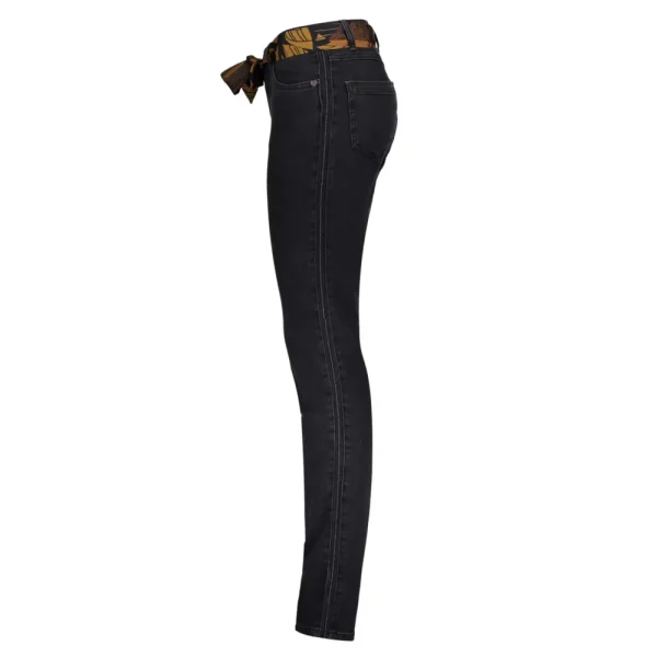 Vrouwen Geisha Fashion Geisha Dames Skinny Jeans 31518-10 Black Denim