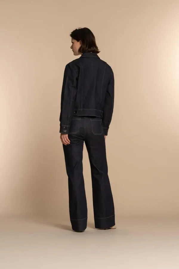 Vrouwen Geisha Fashion Geisha Dames Spijkerjas 35505-10 Dark Blue Denim