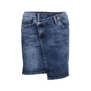 Vrouwen Geisha Fashion Geisha Dames Spijkerrok 86505-10 Blue Denim