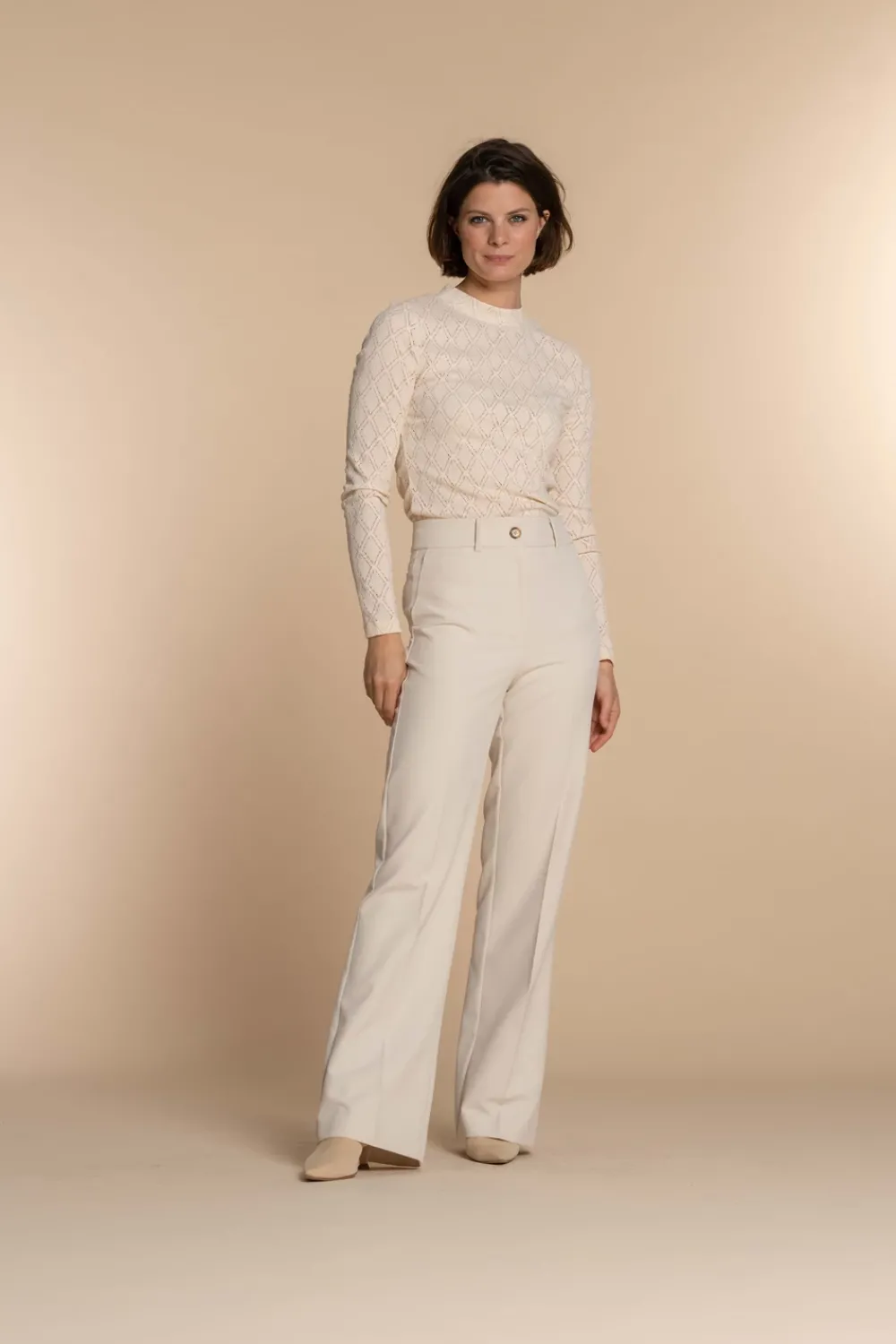 geisha_dames_straight_fit_0-1.webp Vrouwen Geisha Fashion Geisha Dames Straight Fit Pantalon 31566-32 Off-White