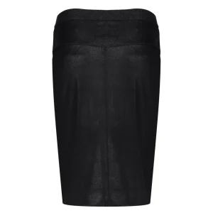 Vrouwen Geisha Fashion Geisha Dames Suedine Kokerrok 36511-10 Zwart