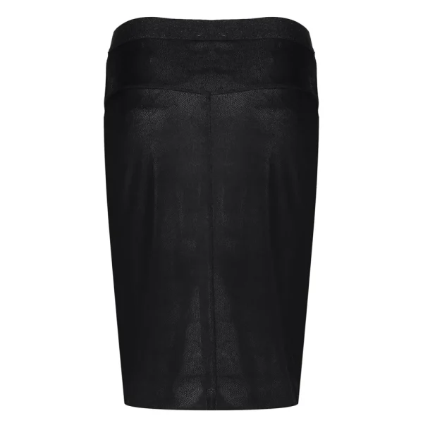Vrouwen Geisha Fashion Geisha Dames Suedine Kokerrok 36511-10 Zwart