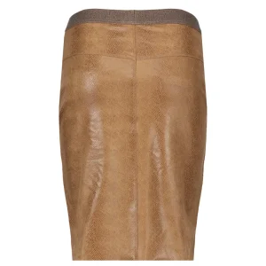 Vrouwen Geisha Fashion Geisha Dames Suedine Kokerrok 36511-10 Taupe