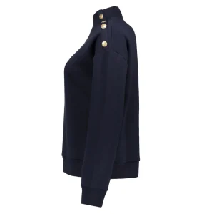 Vrouwen Geisha Fashion Geisha Dames Sweater Met Knopen 32834-41 Navy
