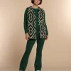 Vrouwen Geisha Fashion Geisha Dames Teddy Gilet Met Print 34601-20 Sand