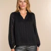 Vrouwen Geisha Fashion Geisha Dames Top Met Glitters 33901-26 Zwart