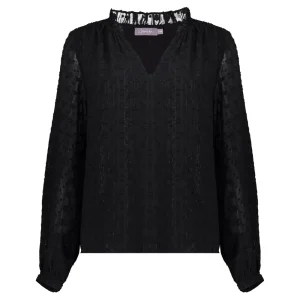 Vrouwen Geisha Fashion Geisha Dames Top Met Glitters 33901-26 Zwart