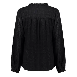 Vrouwen Geisha Fashion Geisha Dames Top Met Glitters 33901-26 Zwart