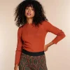 Vrouwen Geisha Fashion Geisha Dames Top Met Lurex 32820-70 Oranje