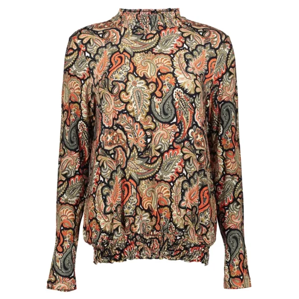 Vrouwen Geisha Fashion Geisha Dames Top Met Paisley Print 32892-60 Coral