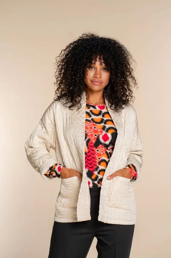 Vrouwen Geisha Fashion Geisha Dames Top Met Print 32912-20 Roze