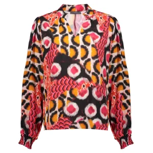 Vrouwen Geisha Fashion Geisha Dames Top Met Print 33953-20 Roze