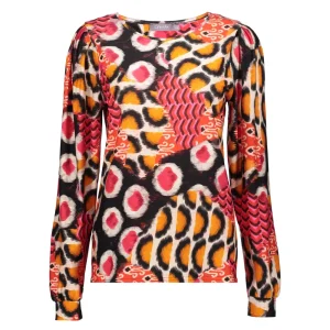 Vrouwen Geisha Fashion Geisha Dames Top Met Print 32912-20 Roze