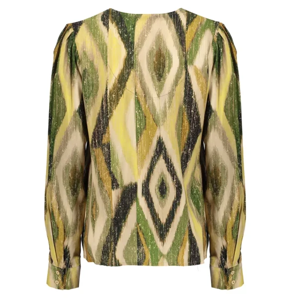 Vrouwen Geisha Fashion Geisha Dames Top Met Print 33673-20 Cactus