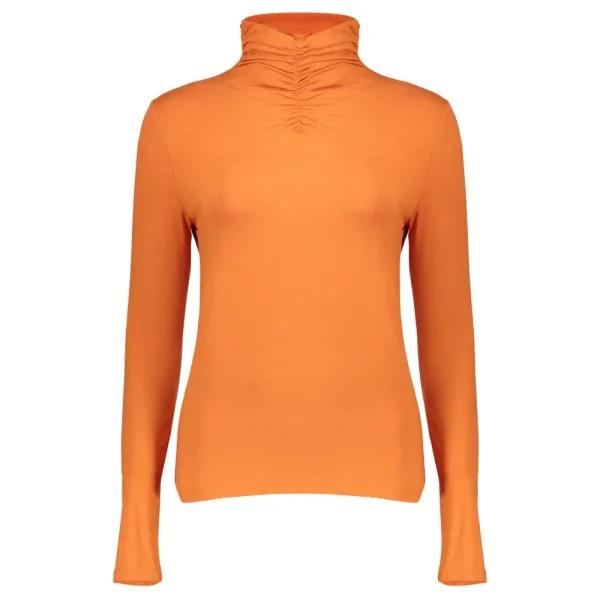 Vrouwen Geisha Fashion Geisha Dames Top Met Ruches 32604-41 Oranje