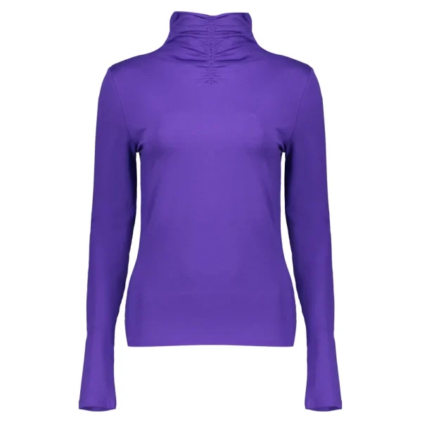 Vrouwen Geisha Fashion Geisha Dames Top Met Ruches 32604-41 Paars