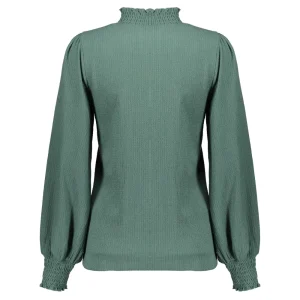 Vrouwen Geisha Fashion Geisha Dames Top Met Smock 32530-45 Linde Green