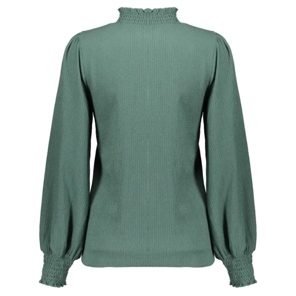 Vrouwen Geisha Fashion Geisha Dames Top Met Smock 32530-45 Linde Green