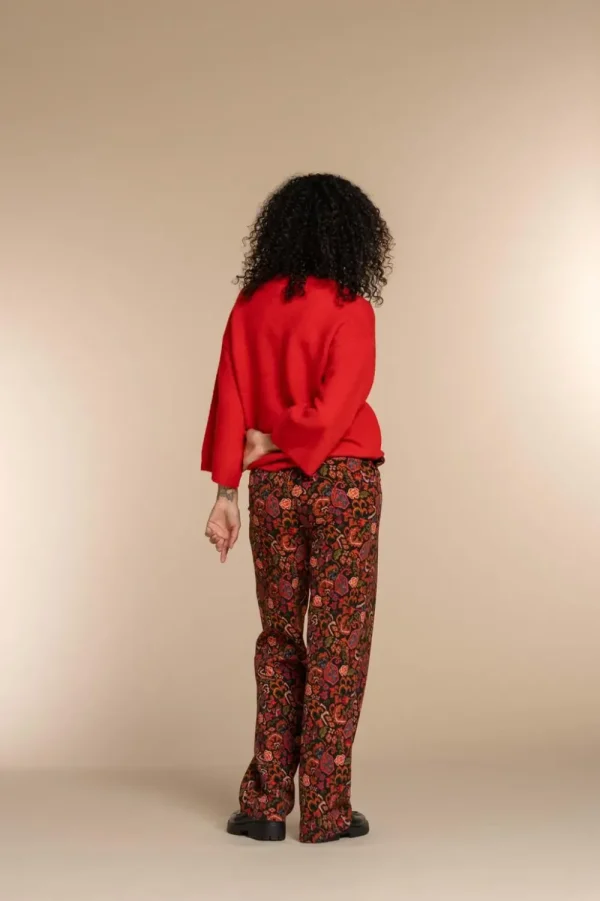Vrouwen Geisha Fashion Geisha Dames Trui Met Vleermuis Mouw 34861-14 Coral