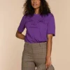 Vrouwen Geisha Fashion Geisha Dames T-Shirt Graphic Print 32614-41 Paars