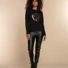 Vrouwen Geisha Fashion Geisha Dames T-Shirt Graphic Print 32667-46 Zwart