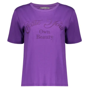 Vrouwen Geisha Fashion Geisha Dames T-Shirt Graphic Print 32614-41 Paars