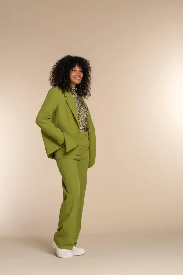 Vrouwen Geisha Fashion Geisha Dames Uni Blazer 35820-32 Olive