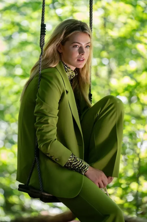 Vrouwen Geisha Fashion Geisha Dames Uni Blazer 35820-32 Olive