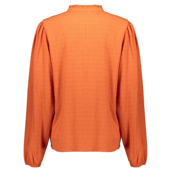 Vrouwen Geisha Fashion Geisha Dames Uni Crinckle Top 33840-47 Oranje