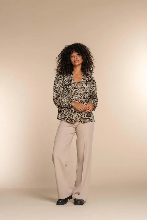 Vrouwen Geisha Fashion Geisha Dames Uni Pantalon 31861-32 Sand