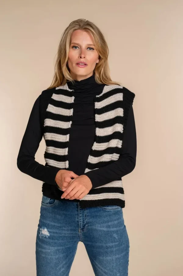 Vrouwen Geisha Fashion Geisha Dames Uni Top Met Smock 32830-41 Zwart