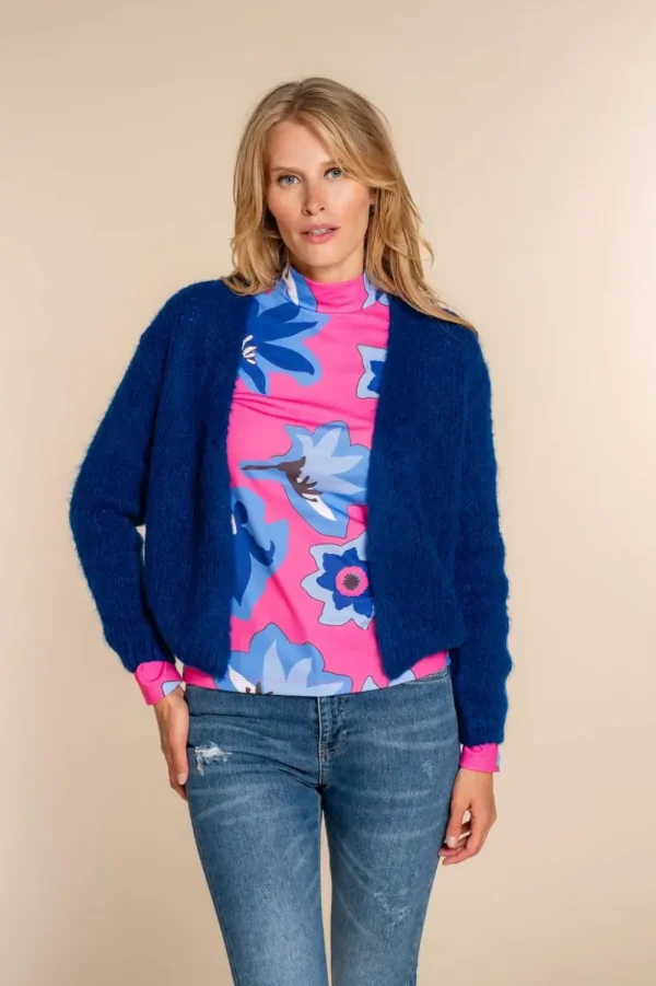 Vrouwen Geisha Fashion Geisha Dames Uni Vest 34859-70 Cobalt