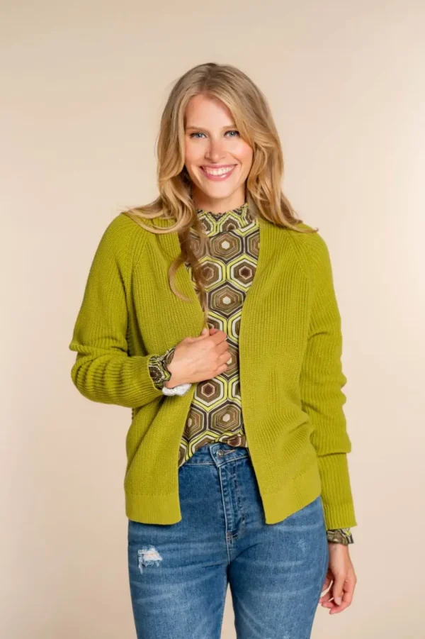 Vrouwen Geisha Fashion Geisha Dames Uni Vest 34800-10 Lime