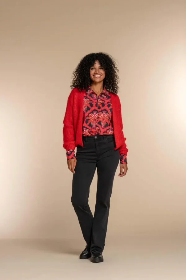 Vrouwen Geisha Fashion Geisha Dames Uni Vest 34859-70 Rood