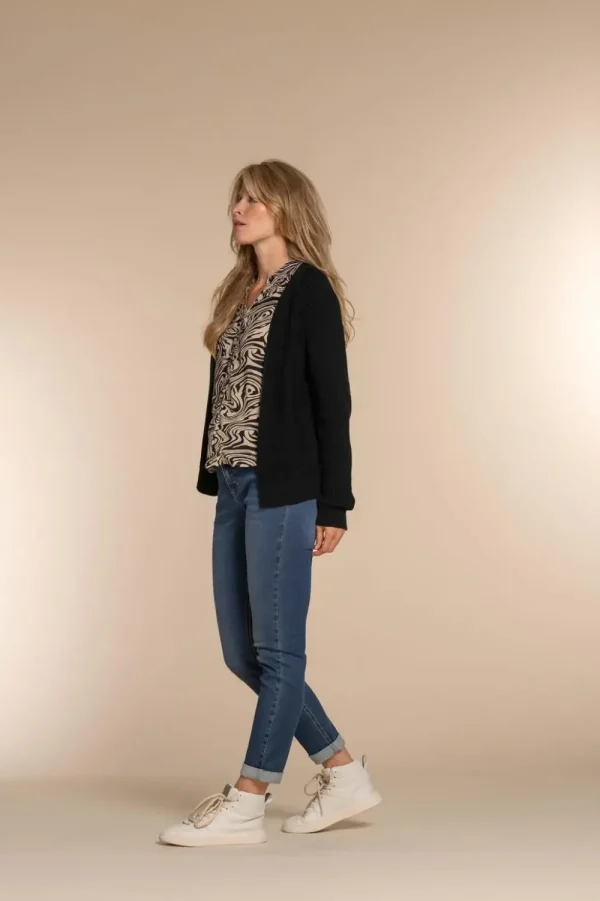 Vrouwen Geisha Fashion Geisha Dames Uni Vest 34800-10 Zwart