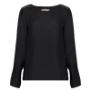 Vrouwen Geisha Fashion Geisha Dames Unikleurige Top 83509-10 Zwart