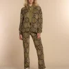 Vrouwen Geisha Fashion Geisha Dames Vest Met Print 35577-20 Zwart
