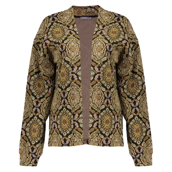 Vrouwen Geisha Fashion Geisha Dames Vest Met Print 35577-20 Zwart