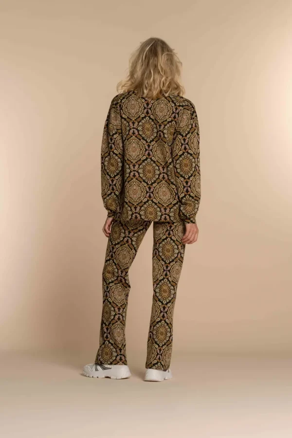 Vrouwen Geisha Fashion Geisha Dames Vest Met Print 35577-20 Zwart